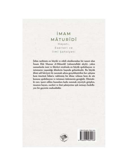 İmam Maturidi Hayatı, İlmi Şahsiyeti ve Eserleri