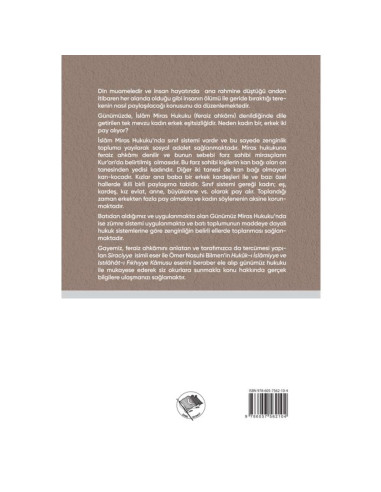 Mukayeseli İslam Miras Hukuku ve Günümüz Miras Hukuku